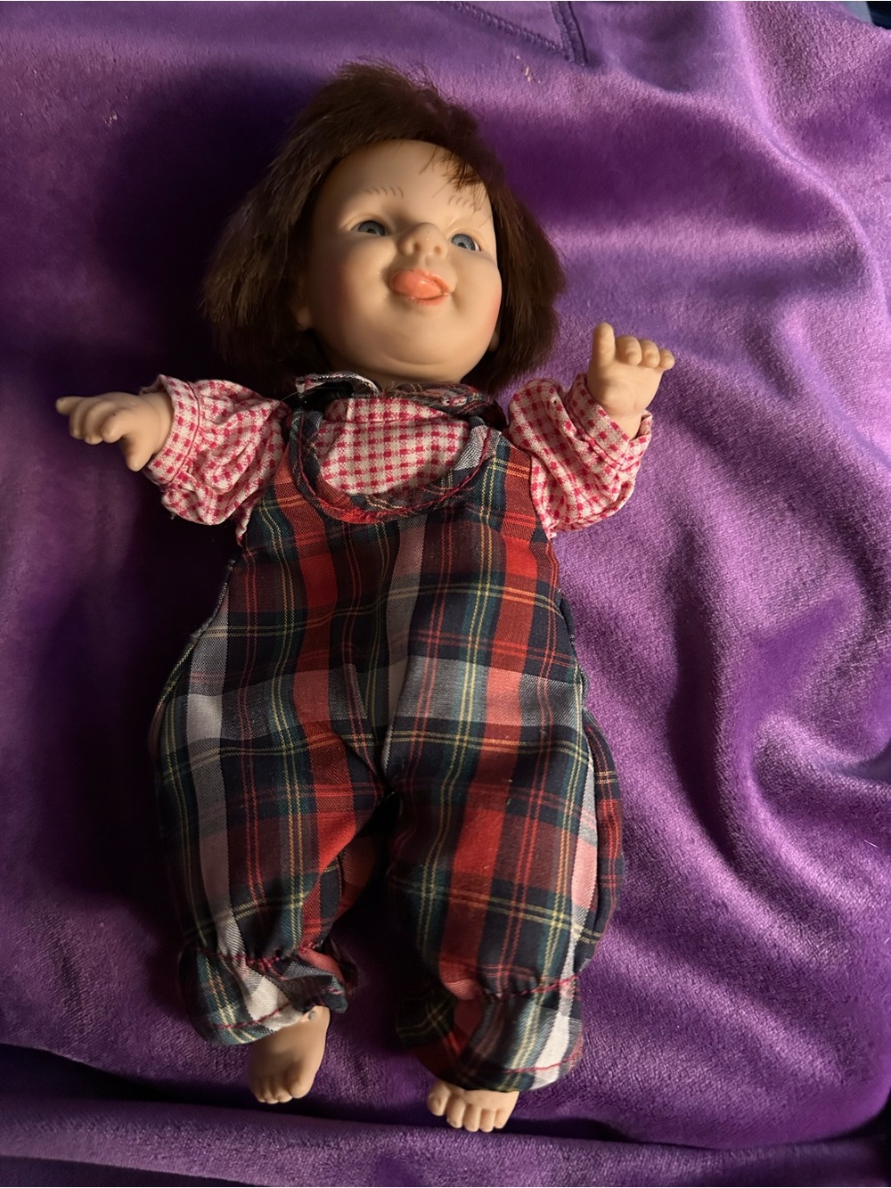 Vintage 1970s Gigo Palm Pals doll. Like new